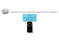 McIntosh MHA-50 - Owners manual 